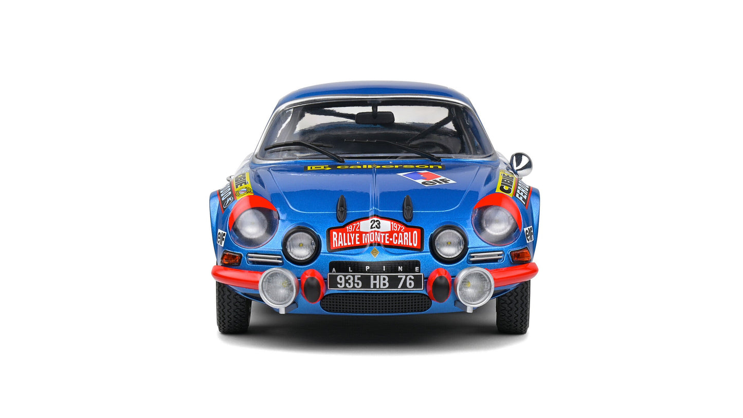 Alpine A110 1600S Rallye Monte Carlo 1972 #23 Nicolas/Vial - Solido - 1/18