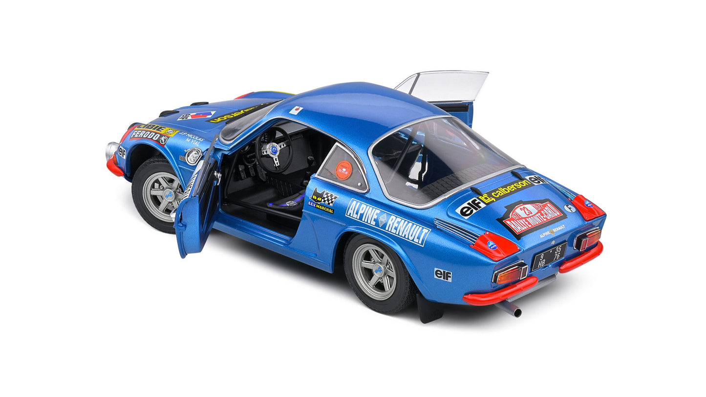 Alpine A110 1600S Rallye Monte Carlo 1972 #23 Nicolas/Vial - Solido - 1/18