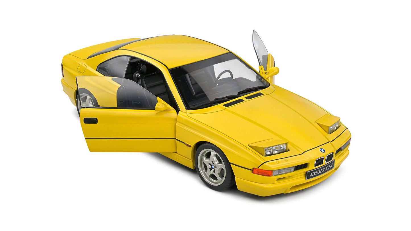 BMW 850 (E31) CSI Dakar Yellow 1990 - Solido - 1/18