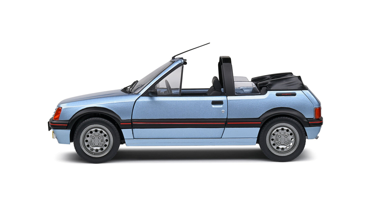 Peugeot 205 CTI Bleu Azzuro 1989 - Solido - 1/18