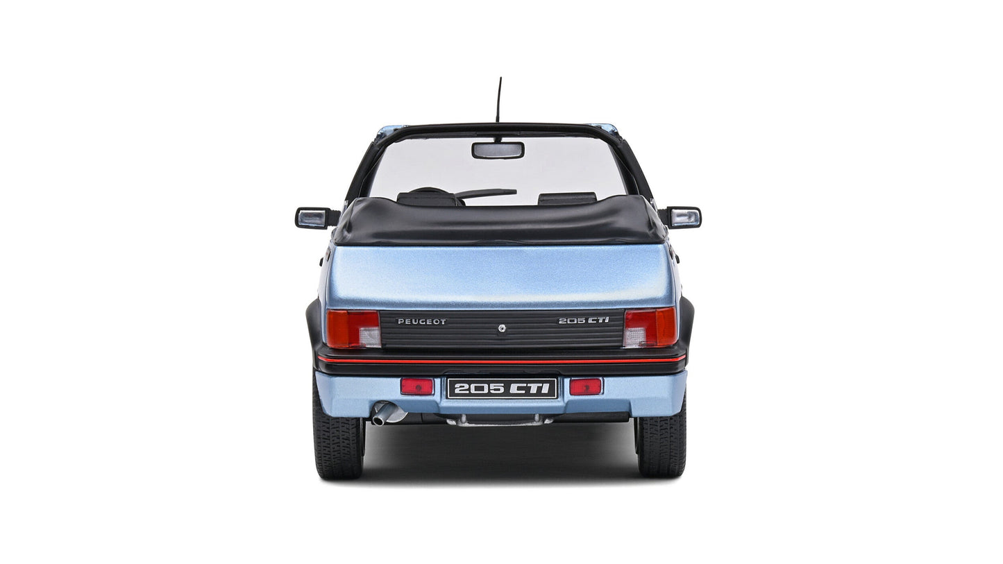 Peugeot 205 CTI Bleu Azzuro 1989 - Solido - 1/18