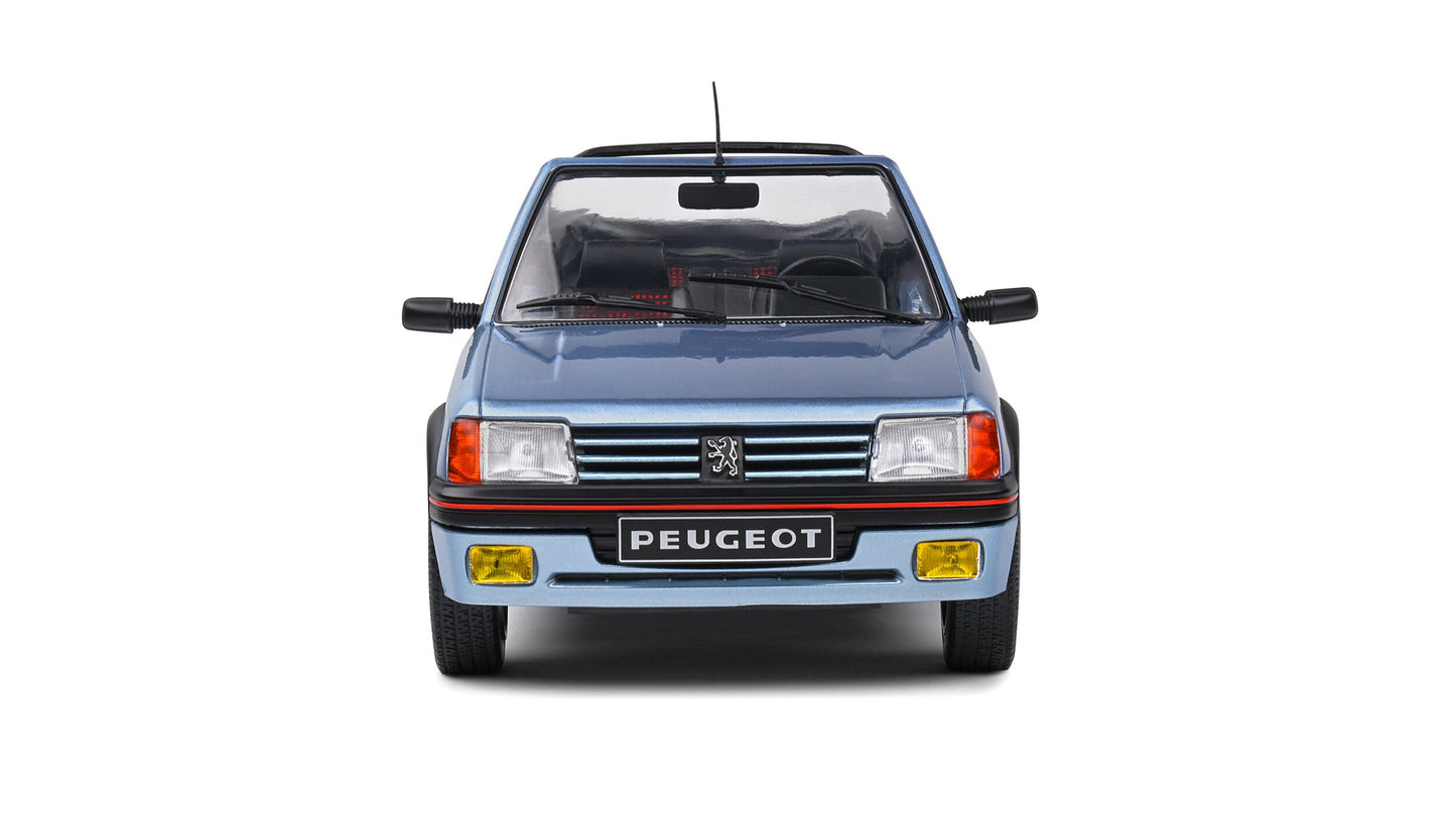 Peugeot 205 CTI Bleu Azzuro 1989 - Solido - 1/18