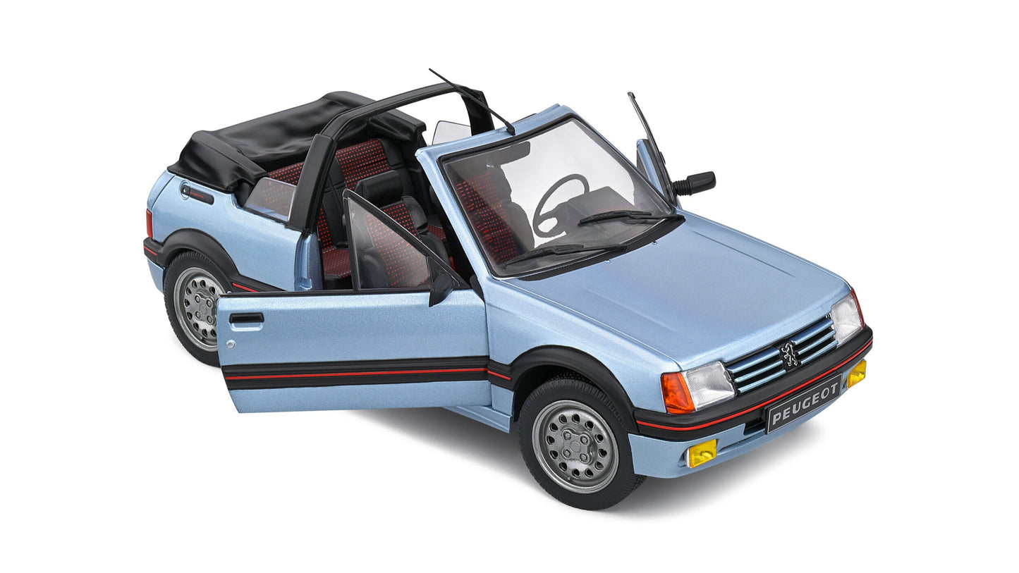 Peugeot 205 CTI Bleu Azzuro 1989 - Solido - 1/18