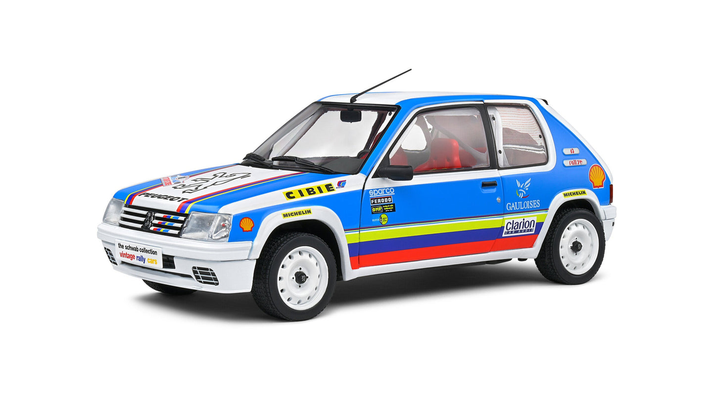 Peugeot 205 Rallye 1,9L SCHWAB COLLECTION 1990 - Solido - 1/18
