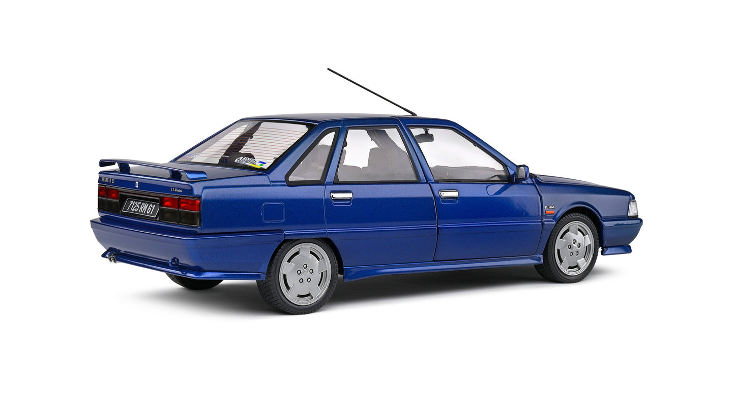Renault 21 TURBO Mk.1 Bleu Nuit 1988 - Solido - 1/18