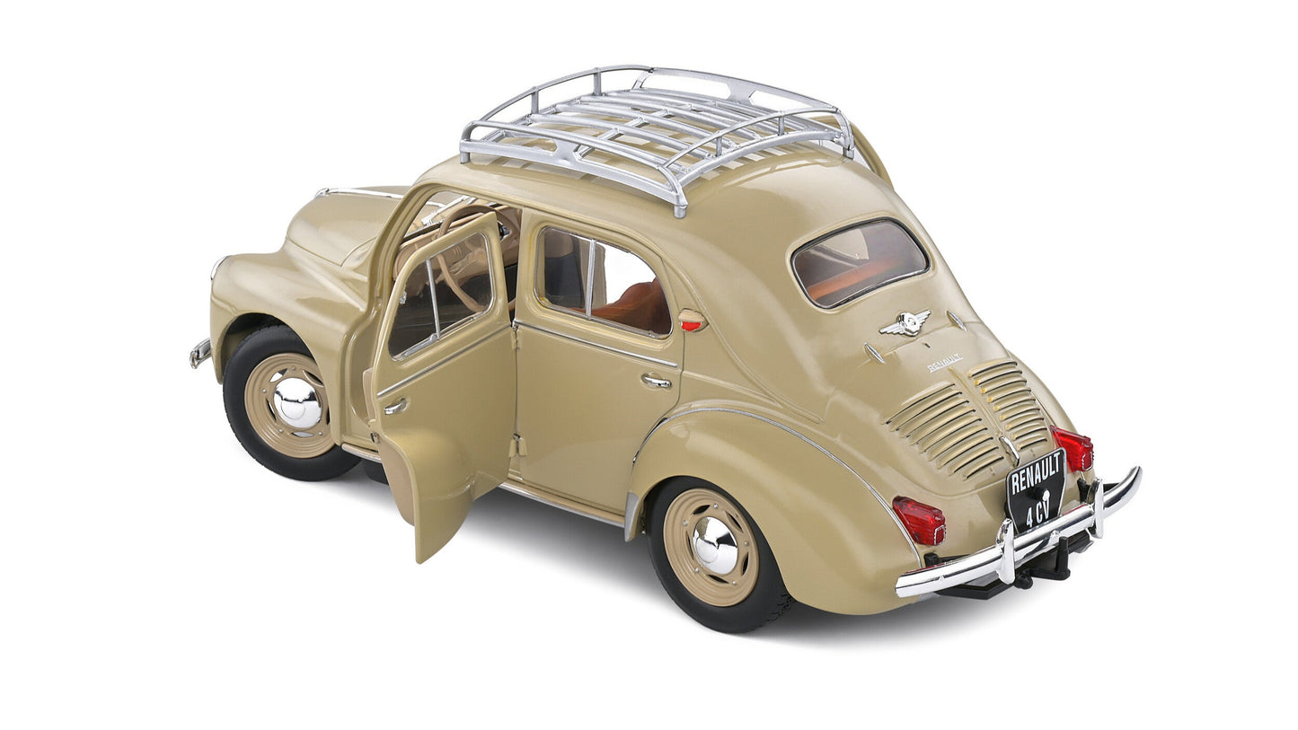 Renault 4CV Beige Tourterelle 1956 - Solido - 1/18