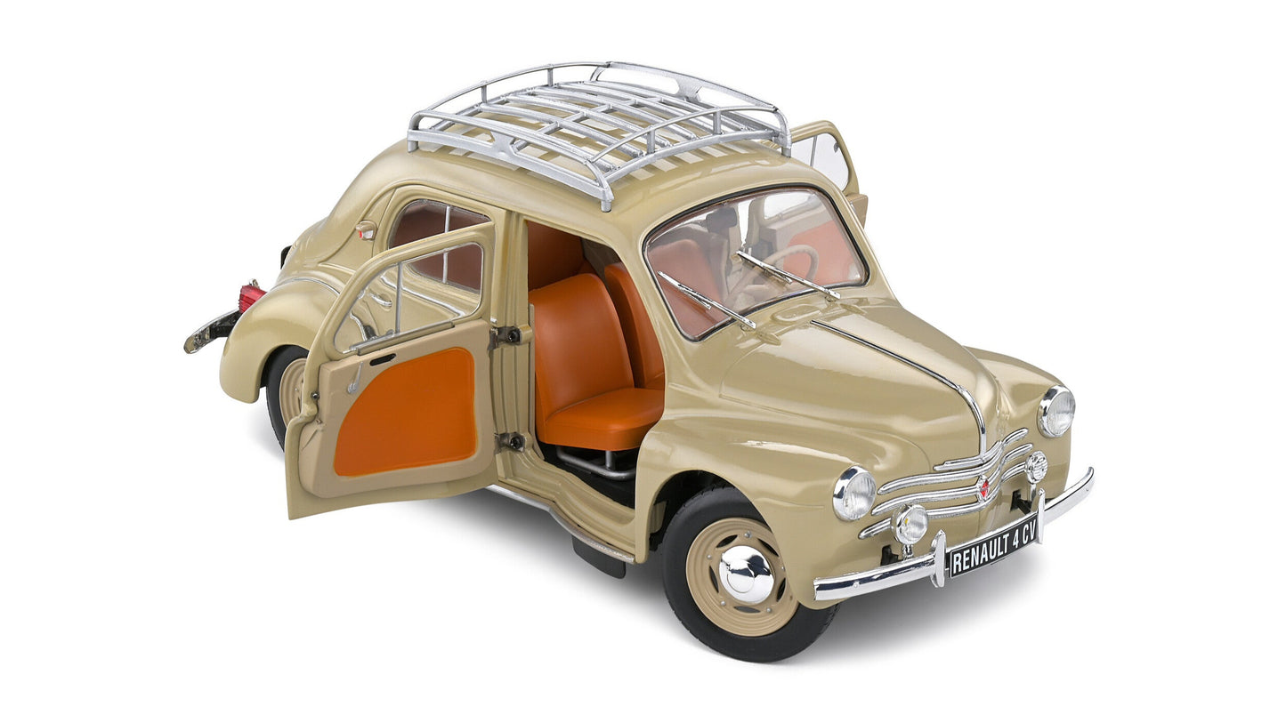 Renault 4CV Beige Tourterelle 1956 - Solido - 1/18