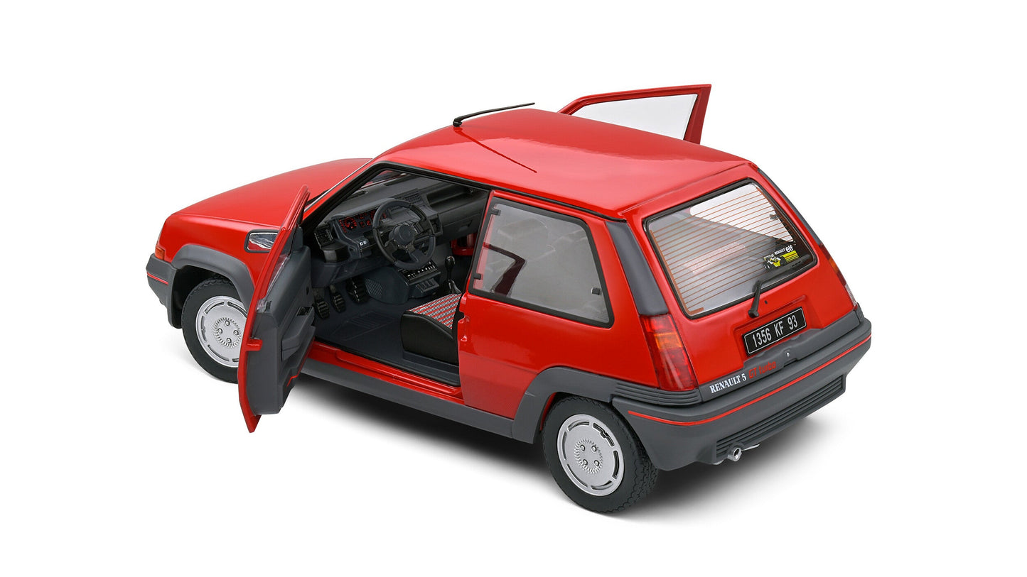 Renault 5 GT TURBO MK1 Rouge Vif 1985 - Solido - 1/18