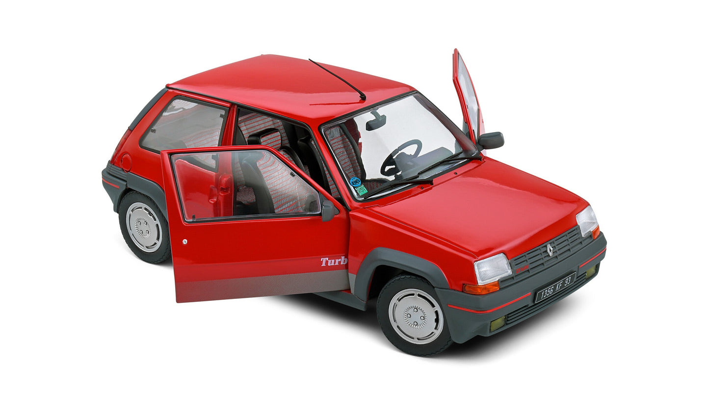 Renault 5 GT TURBO MK1 Rouge Vif 1985 - Solido - 1/18
