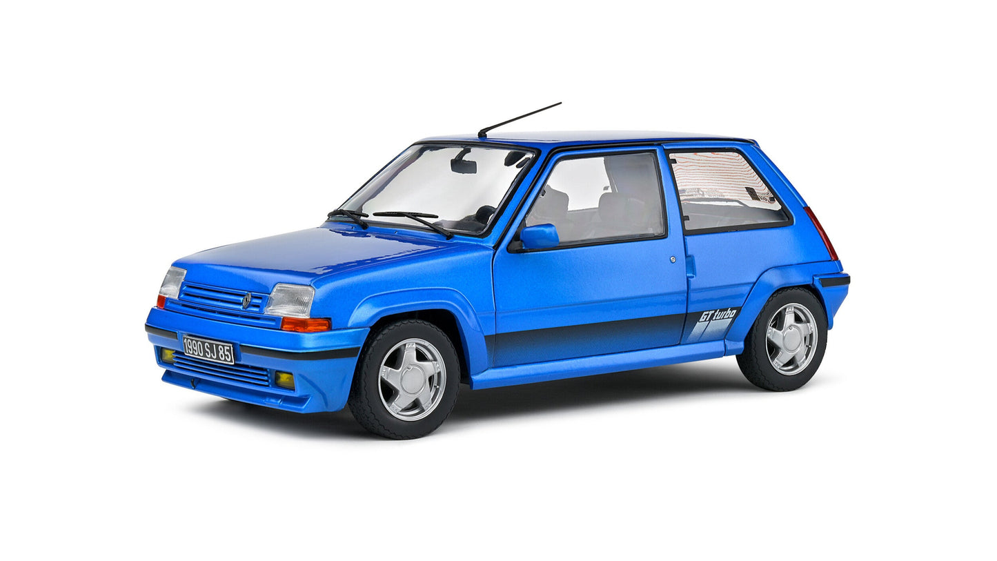 Renault 5 GT TURBO MK2 Bleu Lumiere 1989 - Solido - 1/18