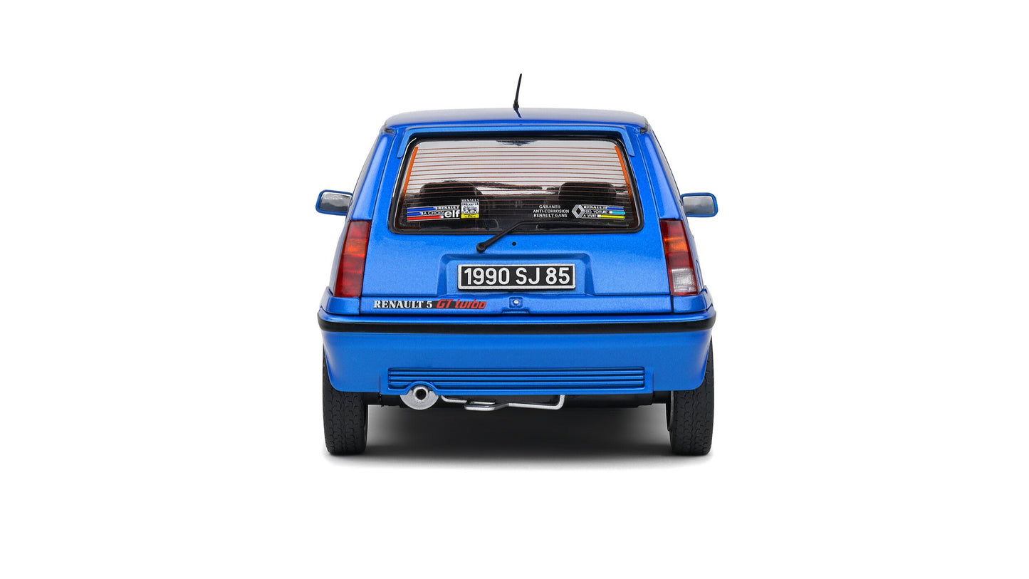 Renault 5 GT TURBO MK2 Bleu Lumiere 1989 - Solido - 1/18
