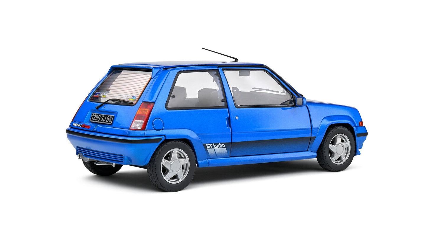 Renault 5 GT TURBO MK2 Bleu Lumiere 1989 - Solido - 1/18