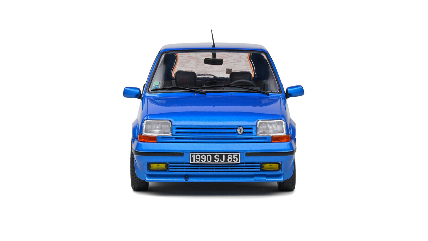 Renault 5 GT TURBO MK2 Bleu Lumiere 1989 - Solido - 1/18