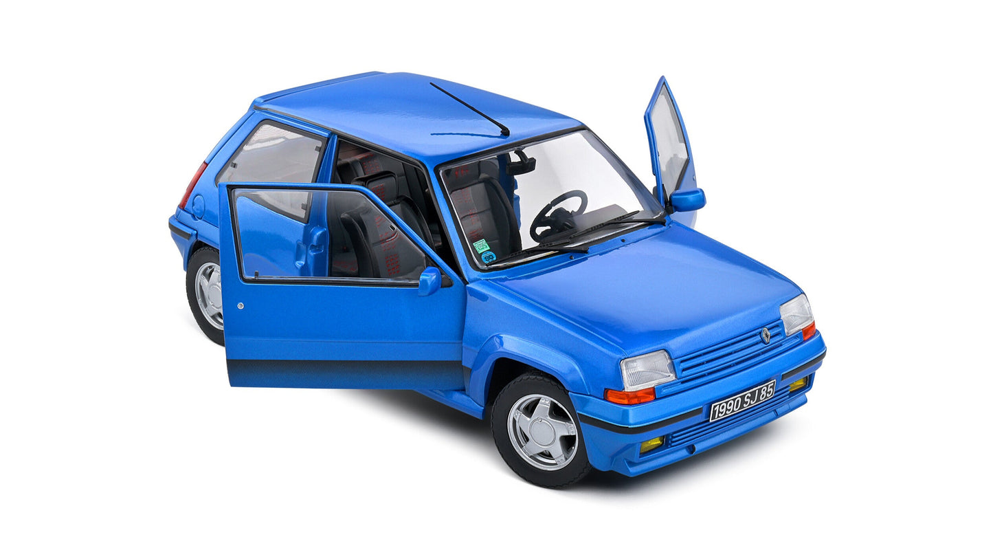 Renault 5 GT TURBO MK2 Bleu Lumiere 1989 - Solido - 1/18