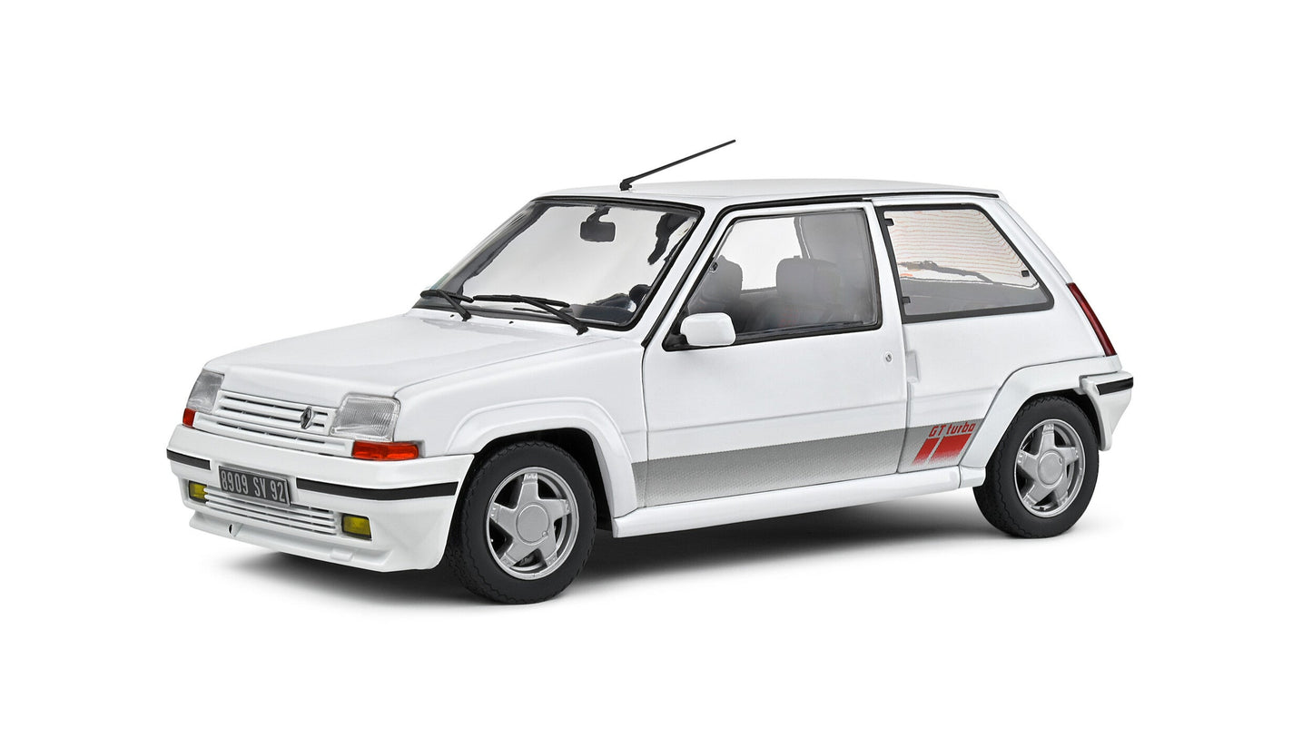 Renault 5 GT TURBO MK2 Givre Nacre 1989 - Solido - 1/18