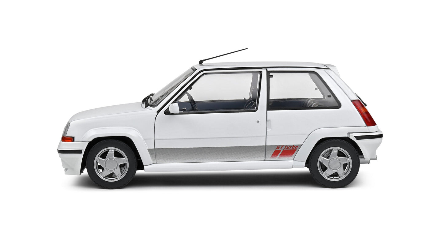 Renault 5 GT TURBO MK2 Givre Nacre 1989 - Solido - 1/18