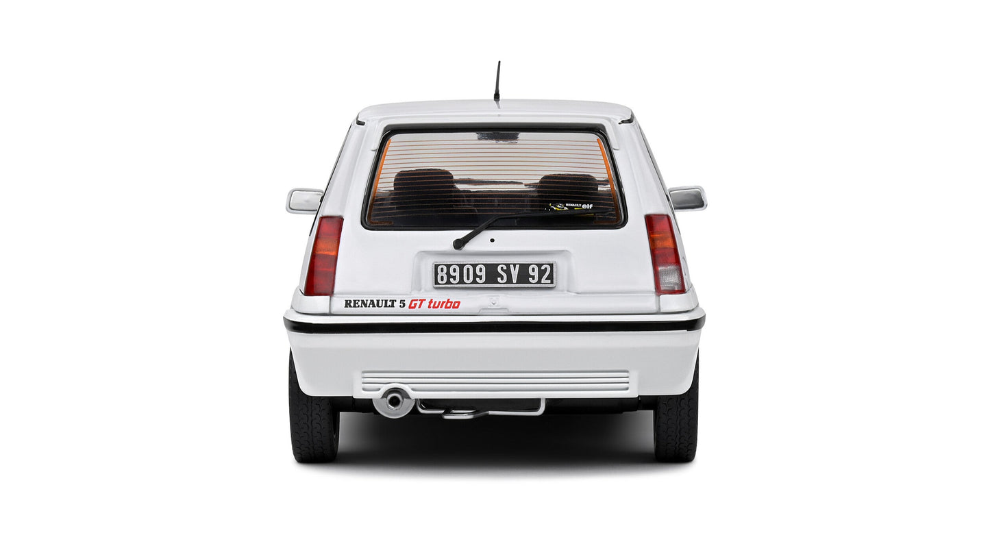 Renault 5 GT TURBO MK2 Givre Nacre 1989 - Solido - 1/18