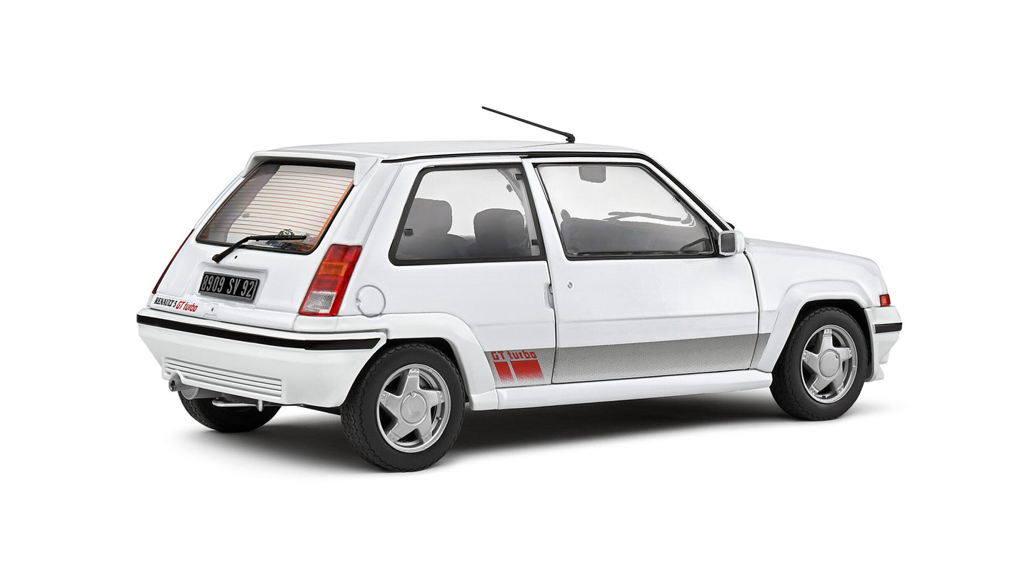 Renault 5 GT TURBO MK2 Givre Nacre 1989 - Solido - 1/18
