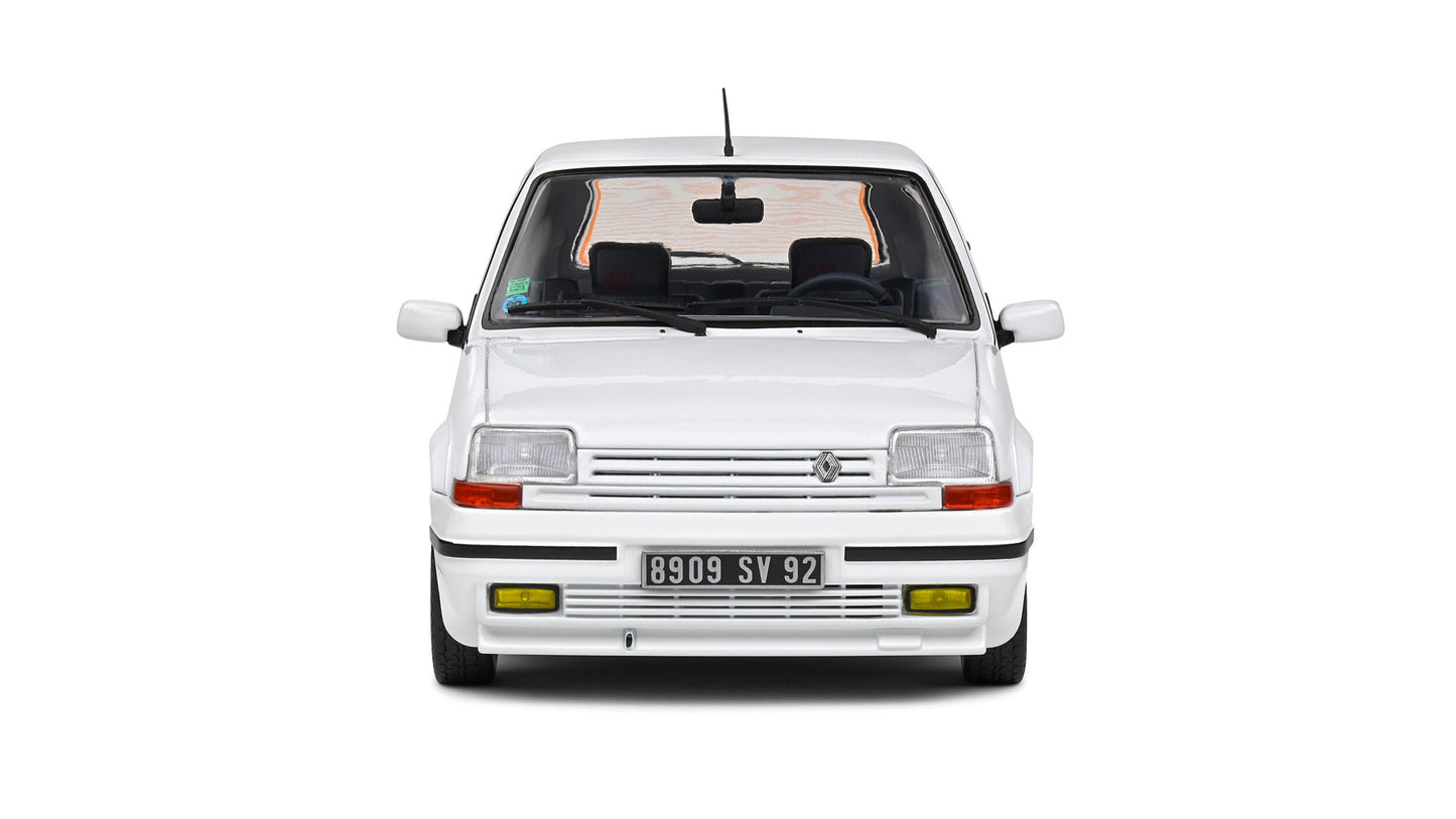 Renault 5 GT TURBO MK2 Givre Nacre 1989 - Solido - 1/18