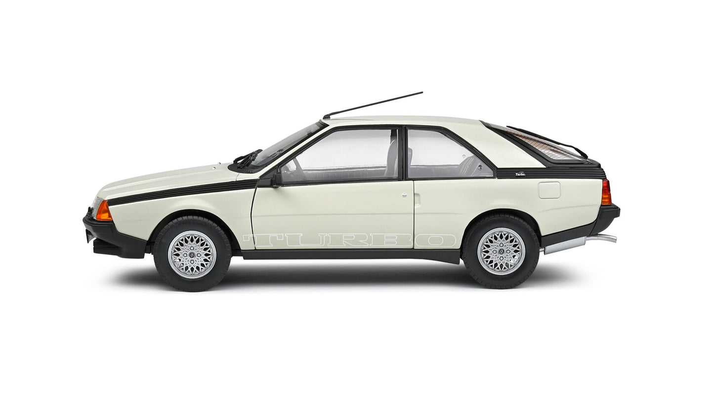 Renault Fuego Turbo Blanc Panda 1985 - Solido - 1/18
