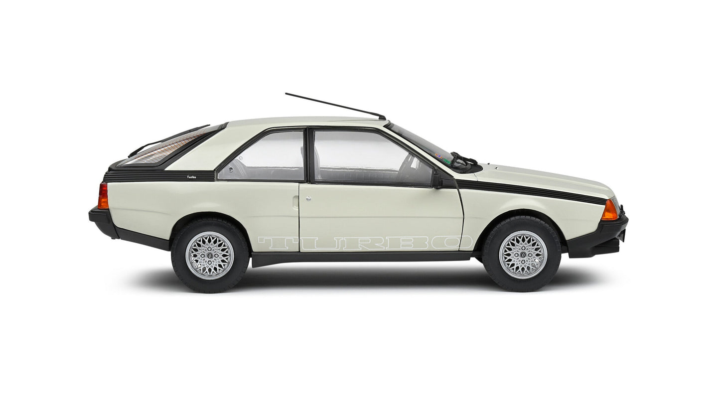 Renault Fuego Turbo Blanc Panda 1985 - Solido - 1/18