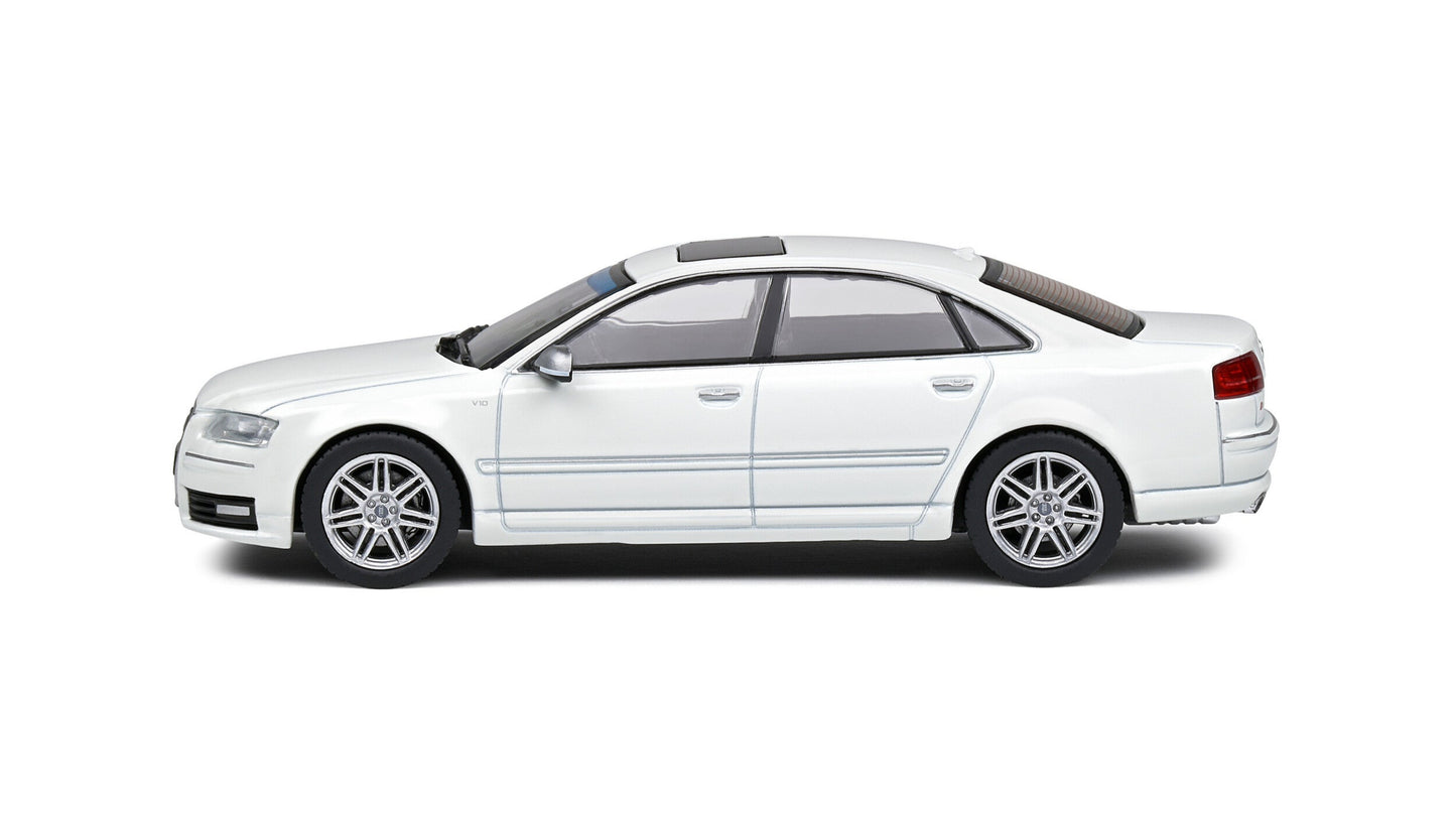 Audi S8 (D3) Blanc 2010 - Solido - 1/43