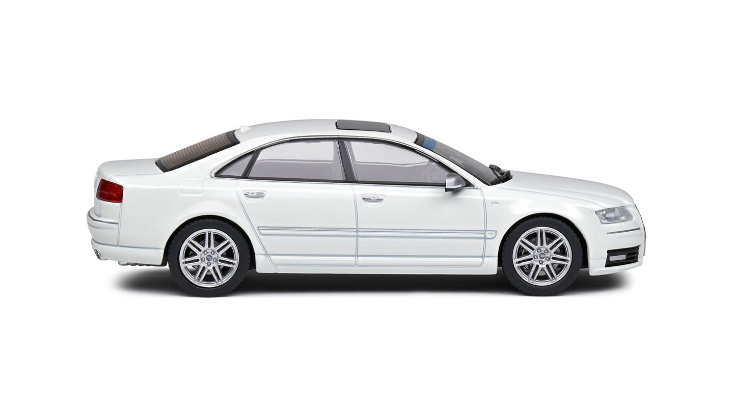 Audi S8 (D3) Blanc 2010 - Solido - 1/43