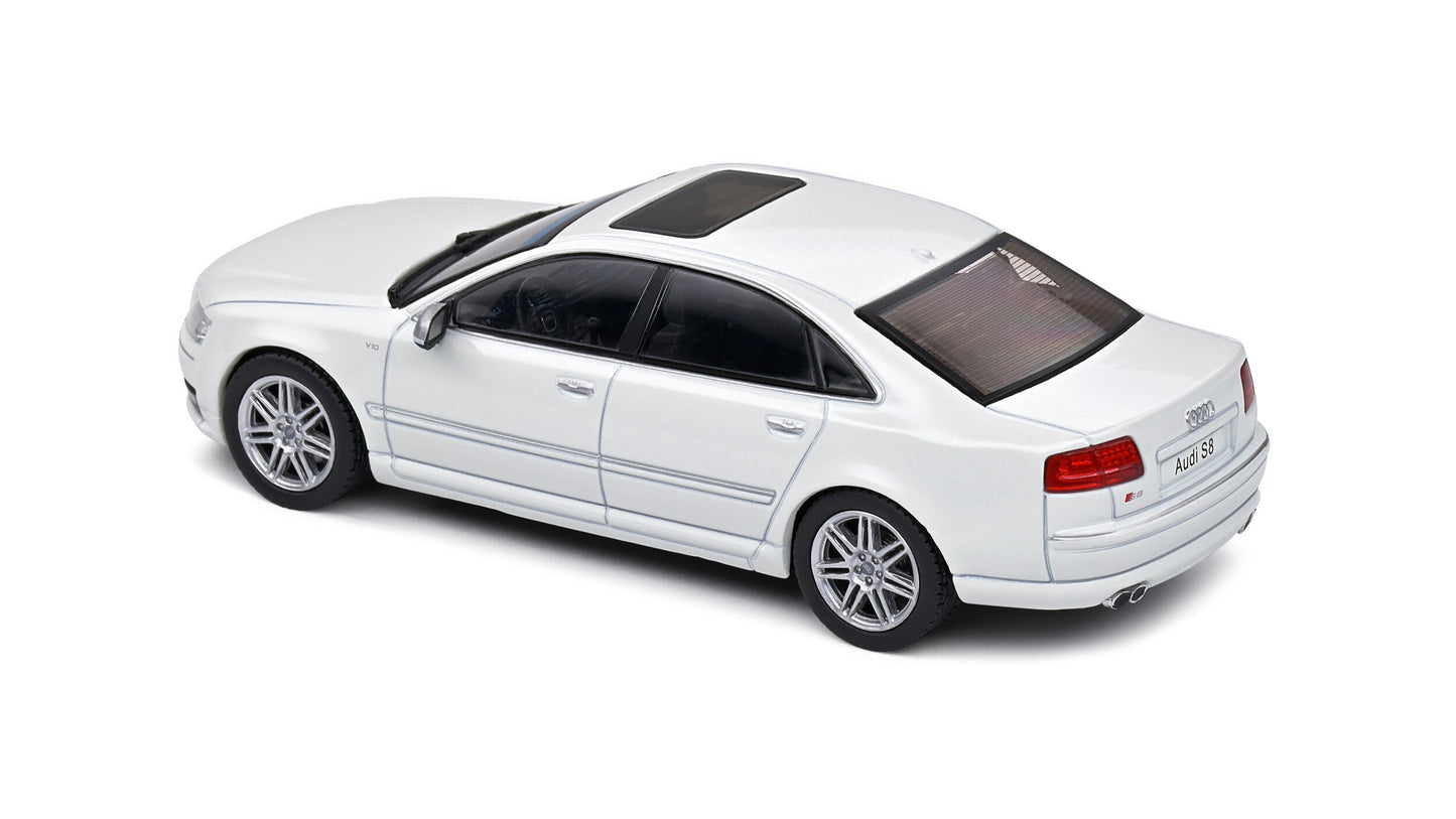 Audi S8 (D3) Blanc 2010 - Solido - 1/43