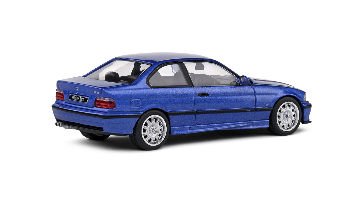 BMW E36 Coupé M3 Estoril Blue 1999 - Solido - 1/43