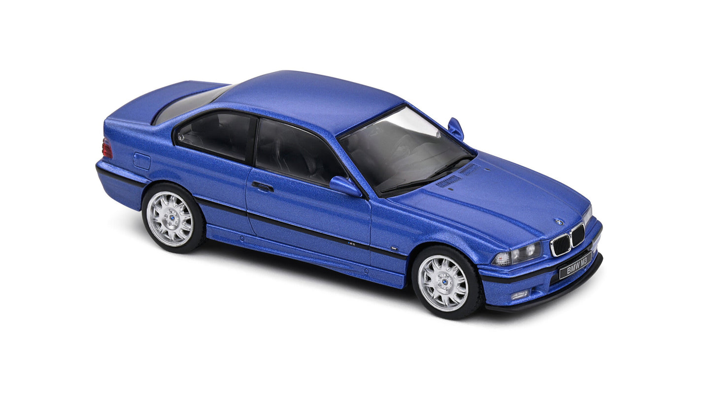 BMW E36 Coupé M3 Estoril Blue 1999 - Solido - 1/43
