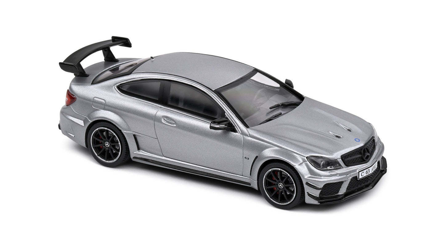 Mercedes C63 AMG Black Series Grey Metallic Matt 2011 - Solido - 1/43