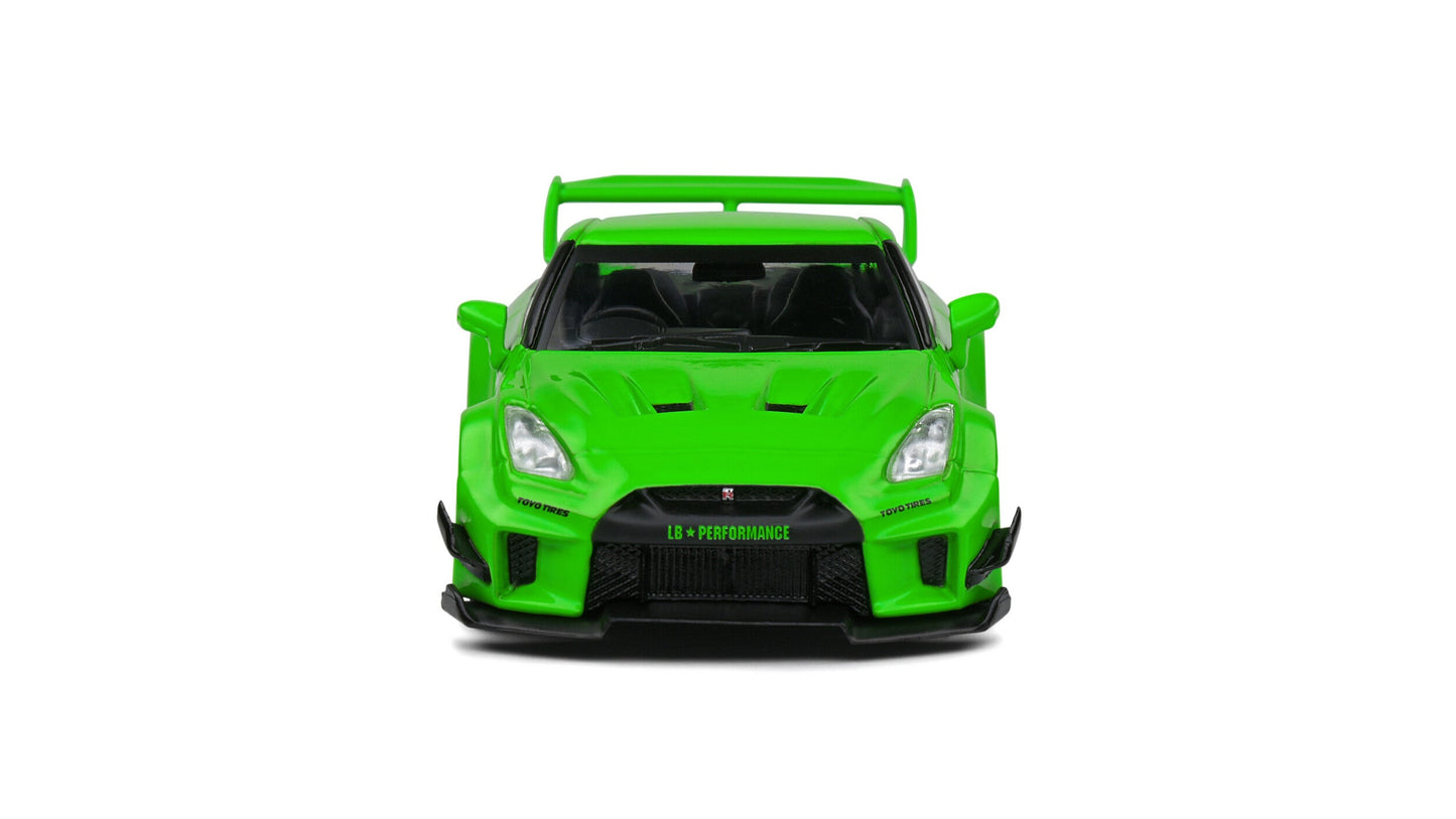 Nissan GT-R (R35) / LBWK Silhouette Acid Green 2020 - Solido - 1/43