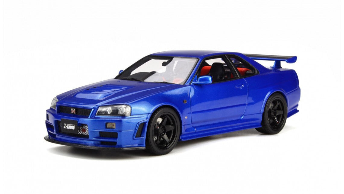NISSAN SKYLINE GT-R (R34) ZTUNE BAYSIDE BLUE 1998 - Solido - 1/43