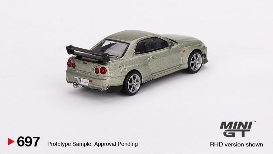 Nissan Skyline GT-R (R34) Tommykaira Rz Millenium Jade - Mini GT - 1/64