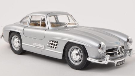 Mercedes 300 SL Gris 1954 - Bburago - 1/24