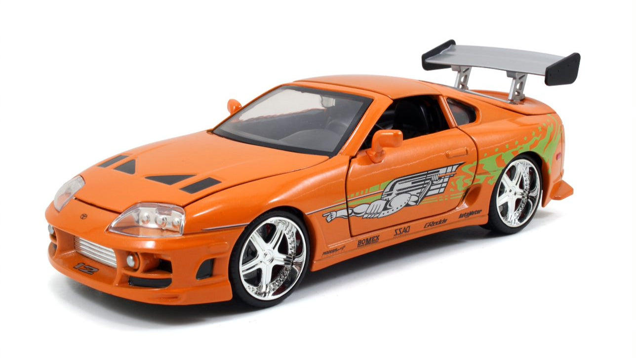 Toyota supra 1995 Fast & Furious BRIAN O'CONNER + figurine métal - Jada - 1/24