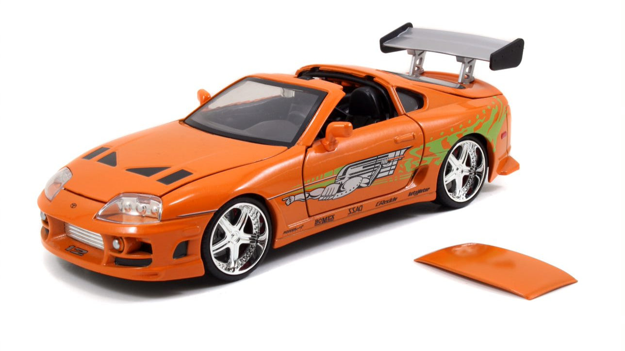 Toyota supra 1995 Fast & Furious BRIAN O'CONNER + figurine métal - Jada - 1/24