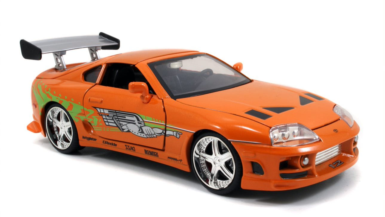 Toyota supra 1995 Fast & Furious BRIAN O'CONNER + figurine métal - Jada - 1/24