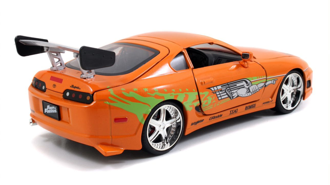 Toyota supra 1995 Fast & Furious BRIAN O'CONNER + figurine métal - Jada - 1/24