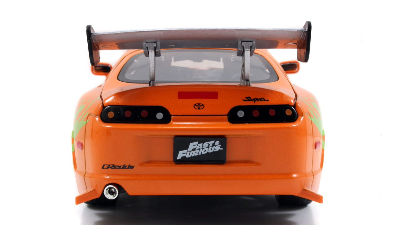 Toyota supra 1995 Fast & Furious BRIAN O'CONNER + figurine métal - Jada - 1/24