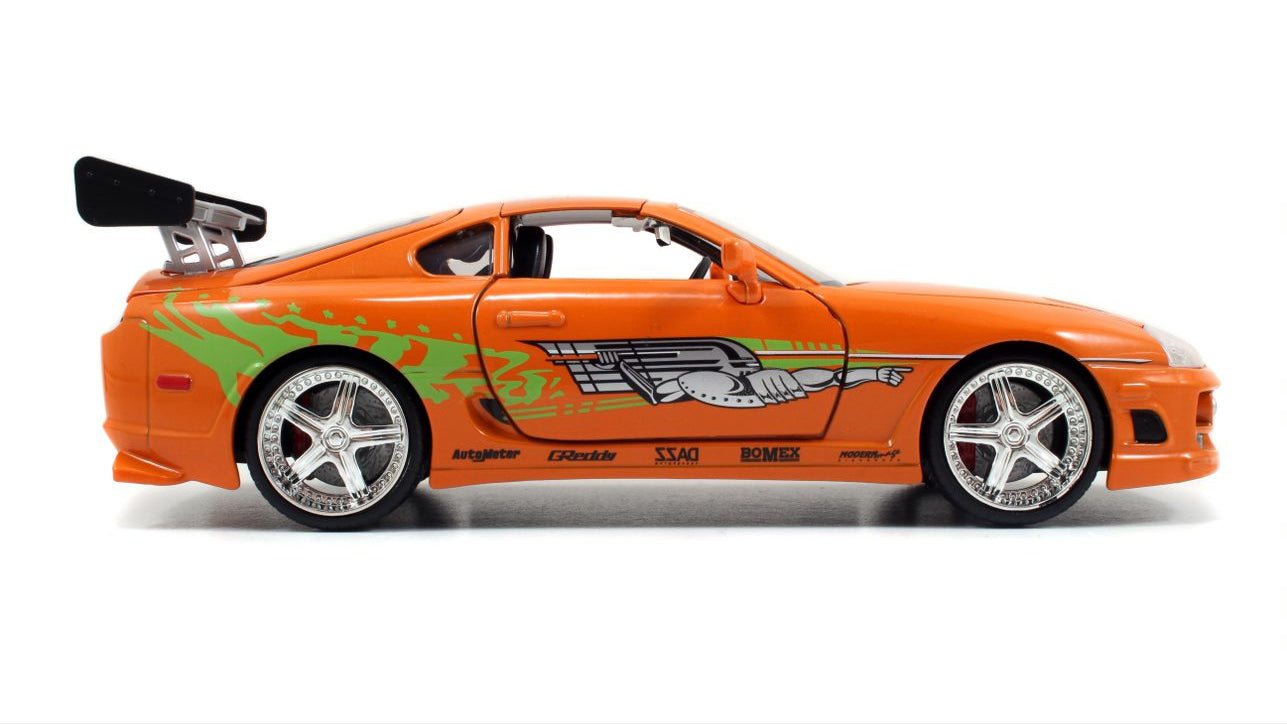 Toyota supra 1995 Fast & Furious BRIAN O'CONNER + figurine métal - Jada - 1/24