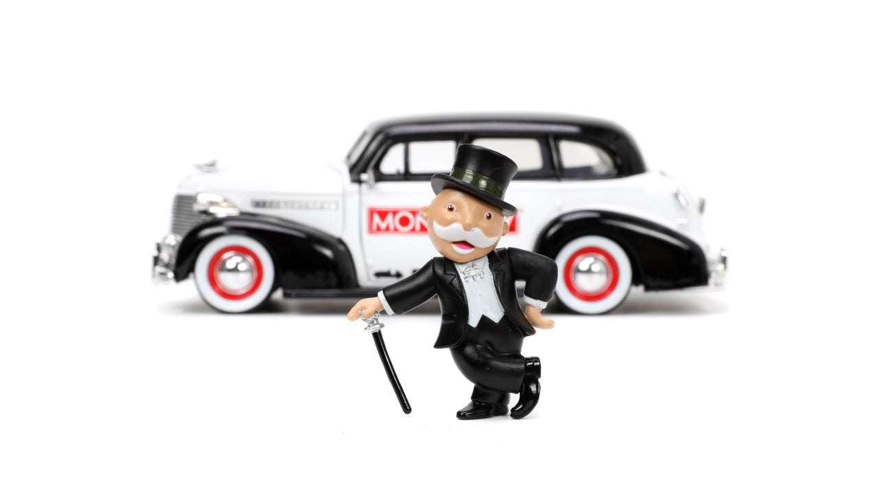 Chevrolet Master MONOPOLY + figurine métal - Jada - 1/24