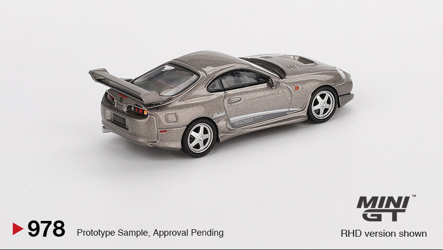 Toyota Supra VeilSide Combat V-II Gris Combat - MiniGT - 1/64