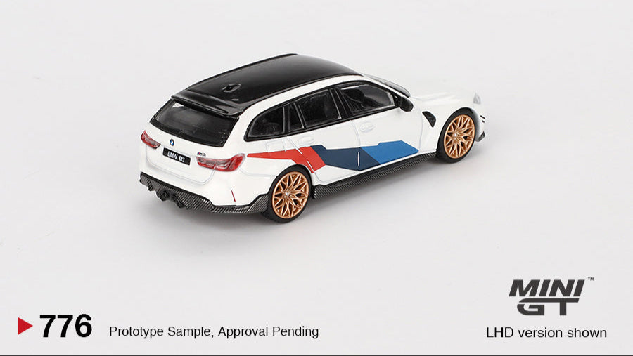 BMW M3 TOURING (G81) M PERFORMANCE ALPINE WHITE 2023 - Mini GT - 1/64
