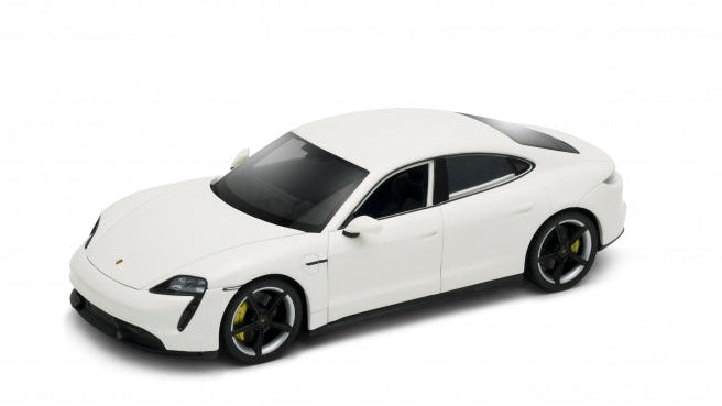 Porsche Taycan Turbo S Blanc - Welly - 1/24