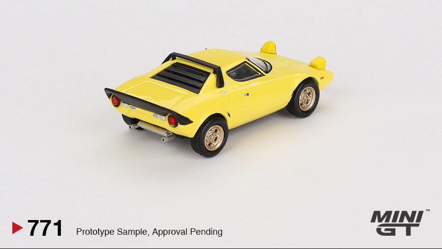 Lancia Stratos HF Stradale Giallo Fly - MiniGT - 1/64