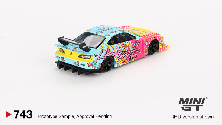 NISSAN SILVIA S15 LB-SUPER SILHOUETTE LB KUMA 1999 - Mini GT - 1/64