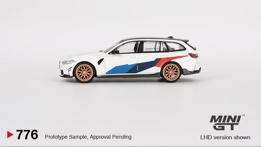 BMW M3 TOURING (G81) M PERFORMANCE ALPINE WHITE 2023 - Mini GT - 1/64