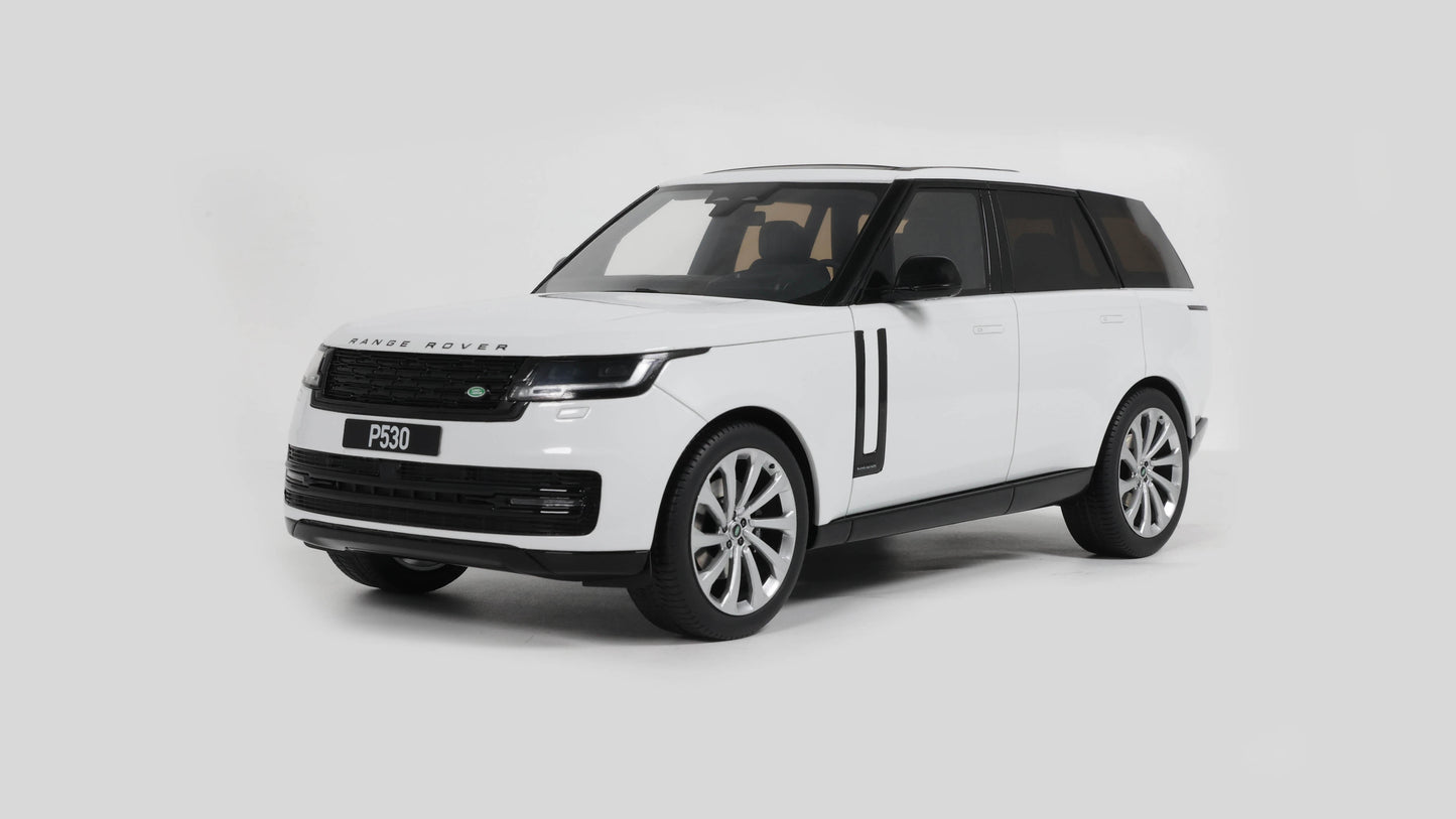 RANGE ROVER P530 AUTOBIOGRAPHY WHITE 2024 - GTSpirit - 1/18