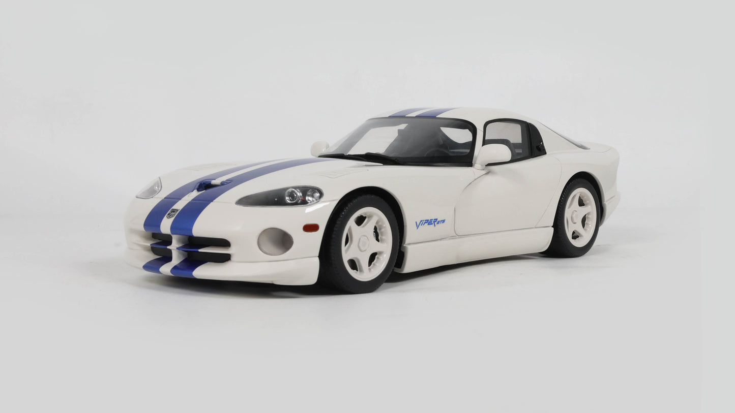 DODGE VIPER GTS WHITE 1996 - GTSpirit - 1/18
